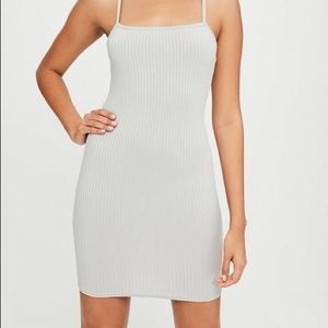 Carli Bybel x Missguided Ribbed Strappy Dress